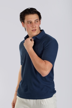 Lee Cooper Erkek Tylen Polo Yaka T-Shirt 242026 Açık Lacivert Açık Lacivert