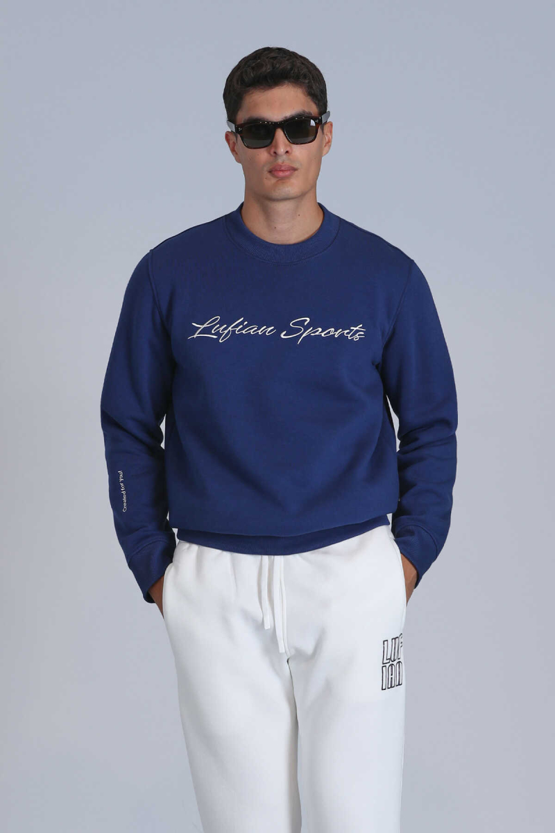 Lufian Erkek Loved Sweatshirt 112030137 Saks Saks