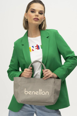 United Colors of Benetton Kadın El Çantası BNT1102 Taş Taş