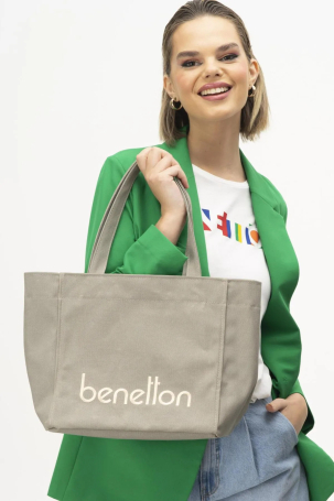 United Colors of Benetton Kadın Kol Çantası BNT1163 Taş - 1