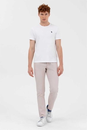 U.S. Polo Assn. Erkek Likralı Pantolon 1600040 Taş Taş