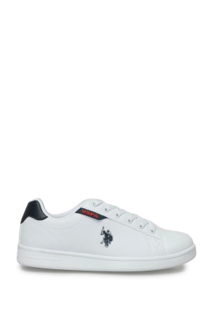 U.S. Polo Assn. Kadın Costa Wmn 4Fx Sneaker Ayakkabı Beyaz - Laci BEYAZ - LACİ