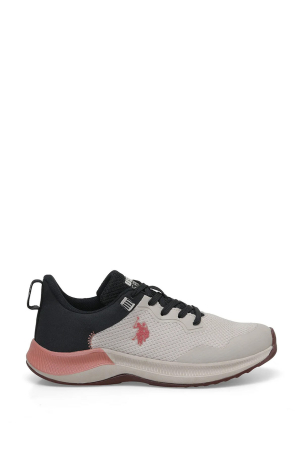 U.S. Polo Assn. Kadın Florın Wmn 4Fx Sneaker Ayakkabı Pudra Pudra